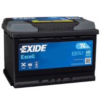  EXIDE EXCELL 12V 74Ah  680A .. 278175190 B13 EB741