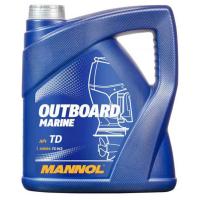 Масло моторное 2-х тактное MANNOL 7207 Outboard Marine 2T (4 л) п/синт. MN7207-4