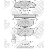 Колодки тормозные дисковые NIBK PN0113W