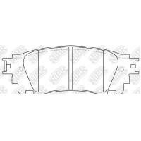 Тормозные колодки задние дисковые NIBK PN1852