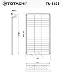   TOTACHI TA-1408 (17801-74060) -  2